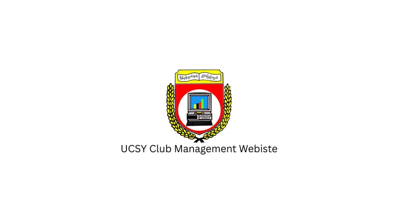 UCSY Club Management Website